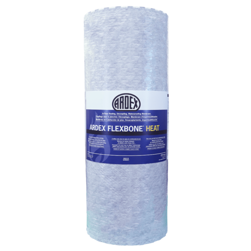 ARDEX FLEXBONE Radiant Electric Floor Heating Kit – 49 Sq Ft 120V System With Thermostat, Uncoupling Membrane & Installation Tools