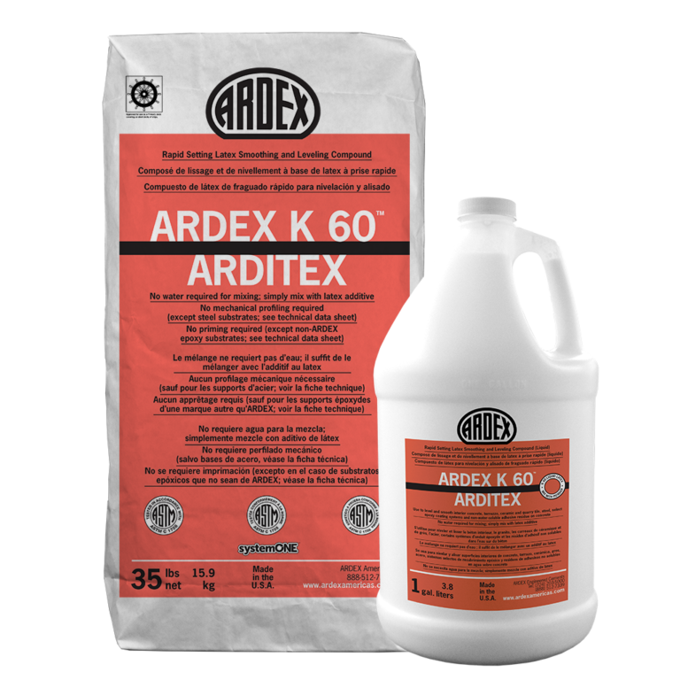 ARDEX K 60 ARDITEX RAPID SETTING LATEX LEVERLER LIQUID  (REQUIRES 16119)