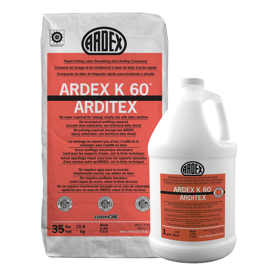 ARDEX K 60 ARDITEX latex smoothing and leveling compound