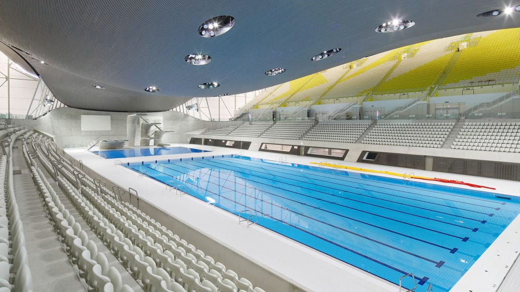 London Olympic Aquatics Centre.