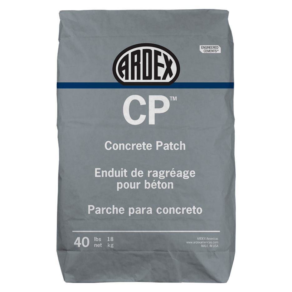 ARDEX CP is a concrete patch for minor concrete repairs