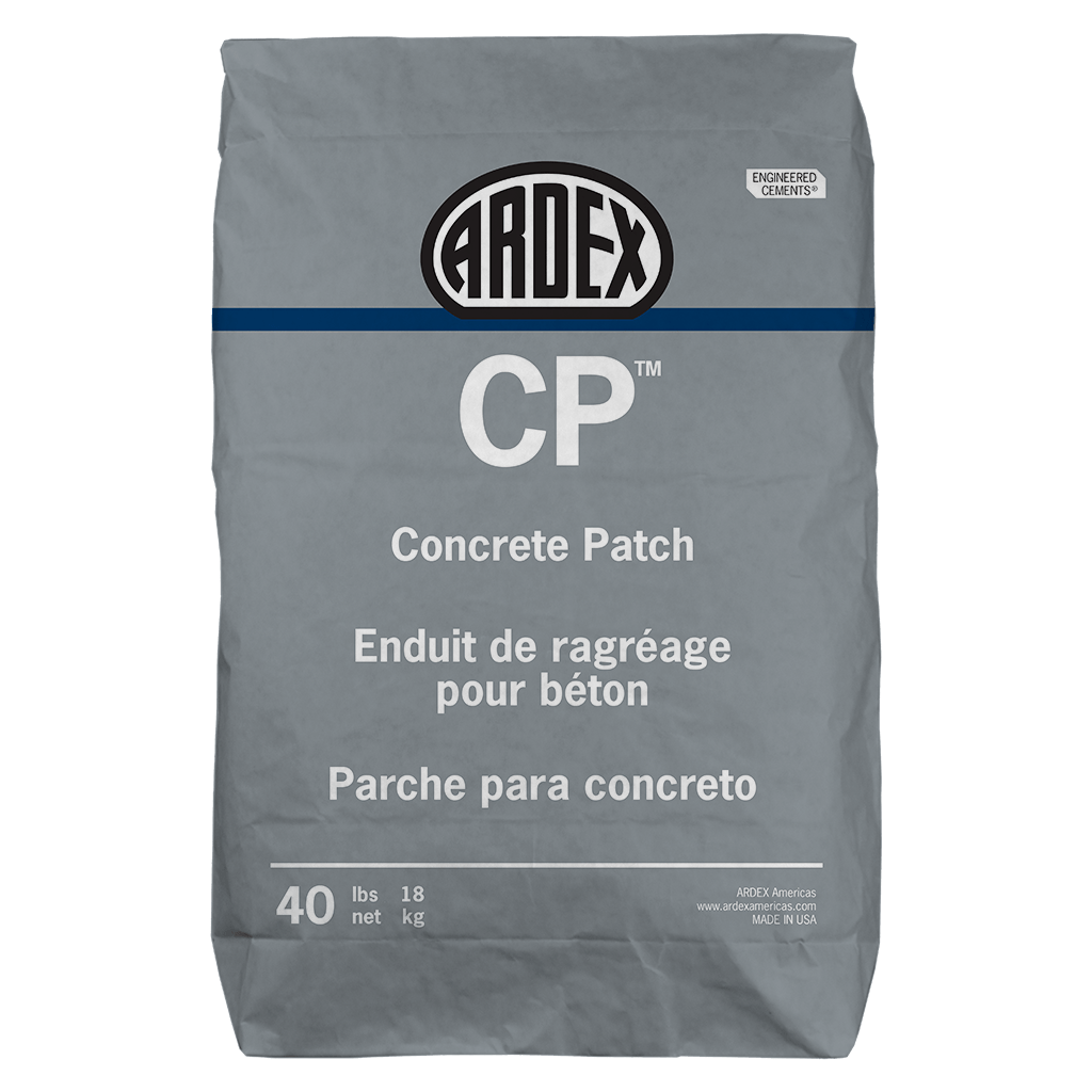 ARDEX CP is a concrete patch for minor concrete repairs