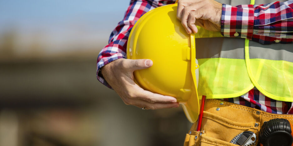 Construction. Shallow DOF. Developed from RAW; retouched with special care and attention; Small amount of grain added for best final impression. 16 bit Adobe RGB color profile.