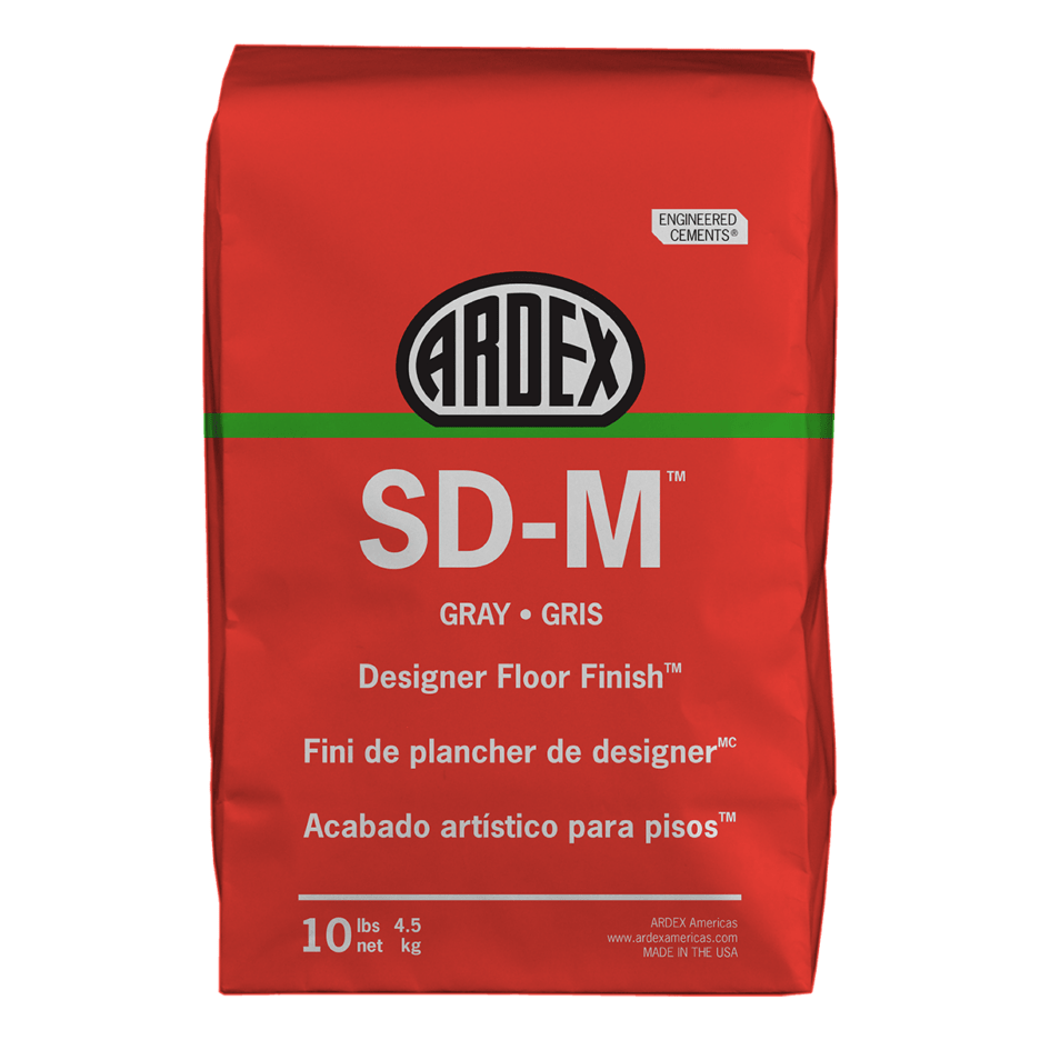 ARDEX SD-M Designer Floor Finish self-drying Portland cement topping for resurfacing interior concrete and terrazzo floors