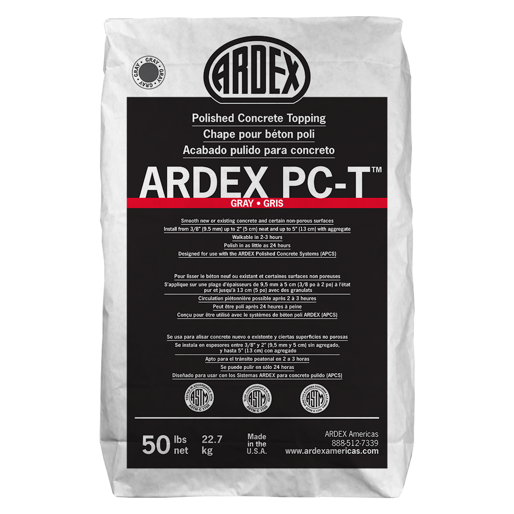 ARDEX PC-T, a polished ARDEX self-leveling concrete topping