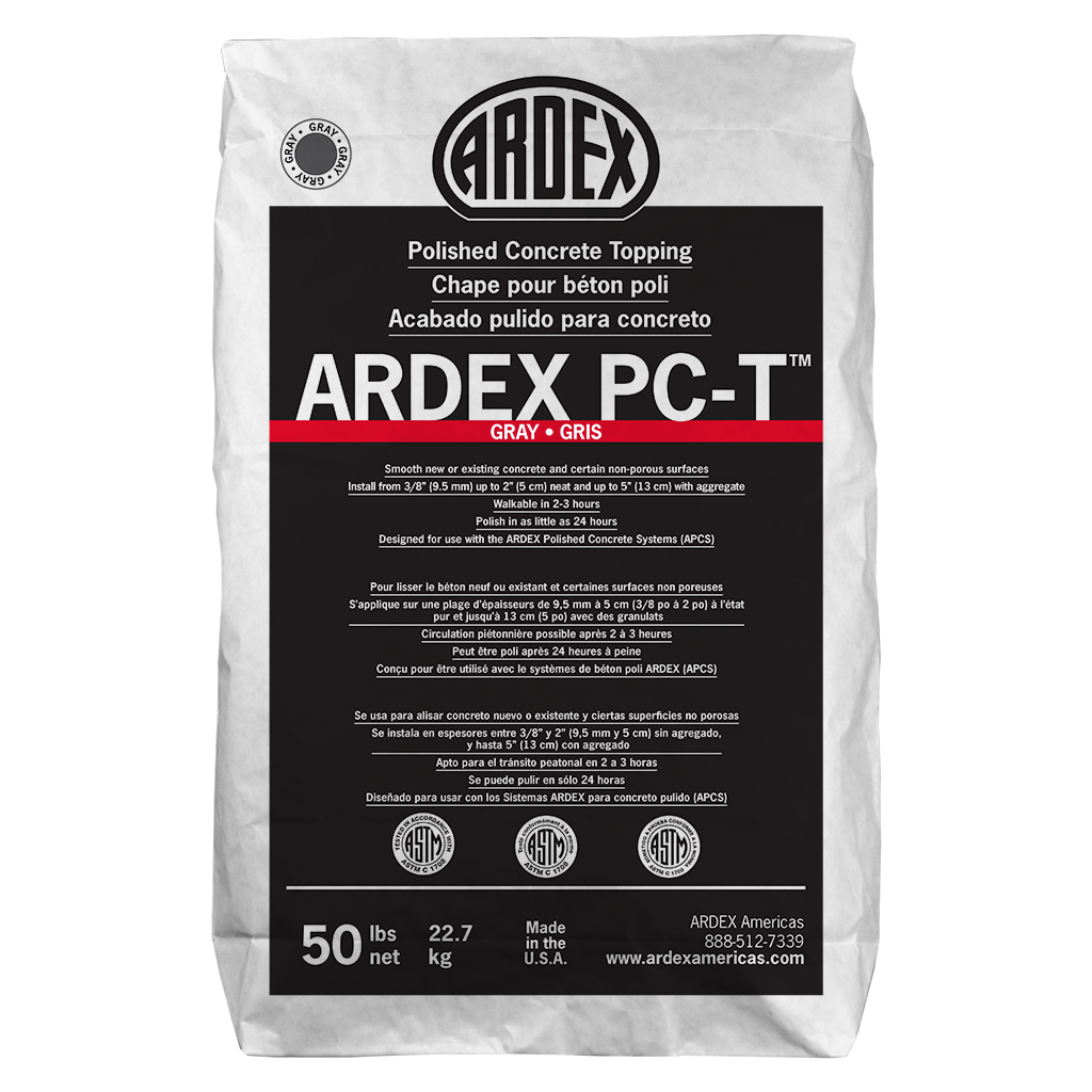 ARDEX PC-T, a polished ARDEX self-leveling concrete topping